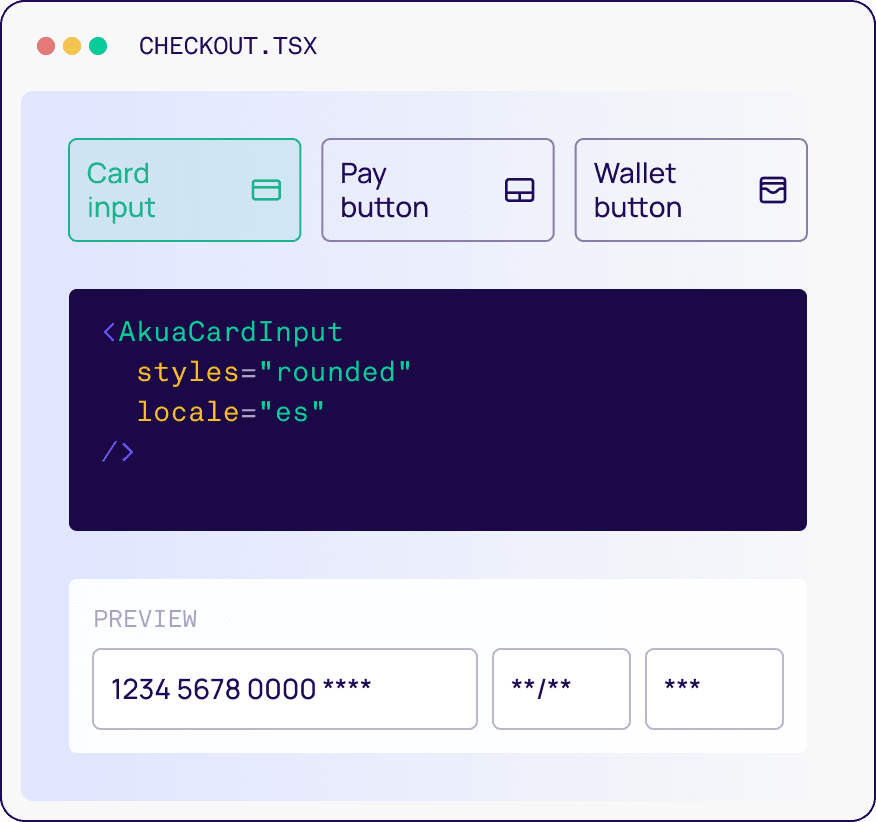 Akua checkout element instancia 1