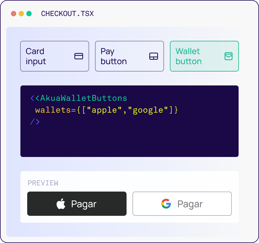 Akua checkout element instancia 3